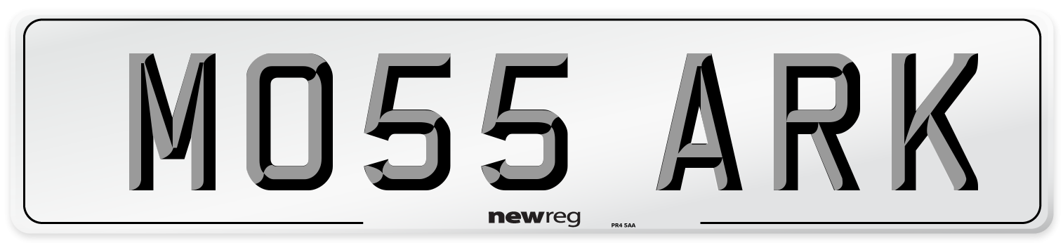 MO55 ARK Number Plate from New Reg